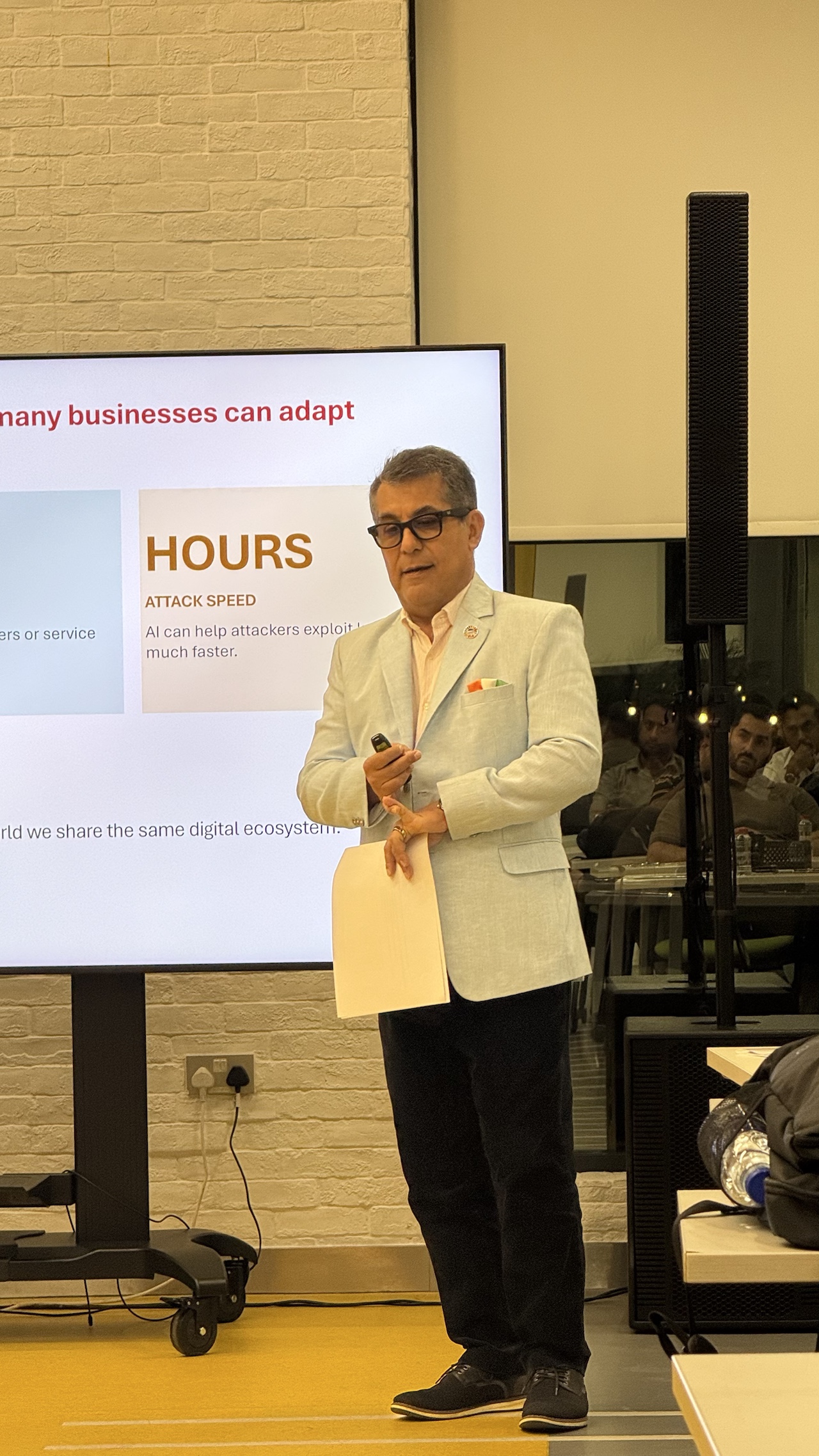 Moment from the Cybersecurity for Everyone event at In5Tech, Dubai
