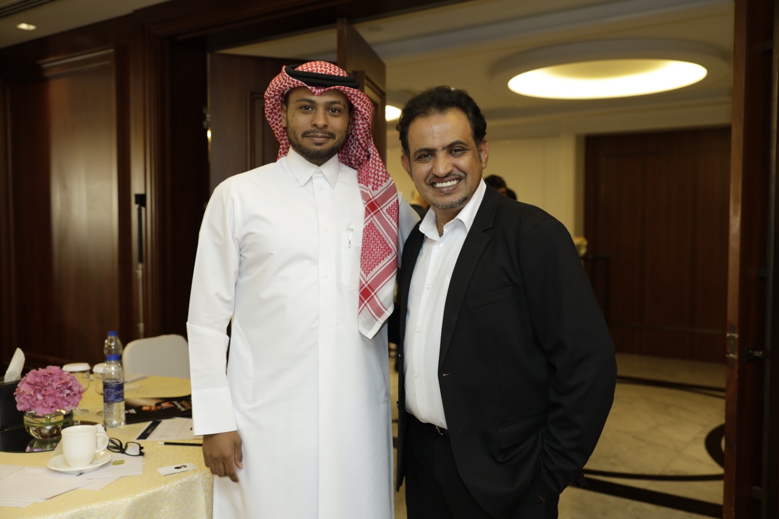 Guests with Mohammed Qahtani at the masterclass venue