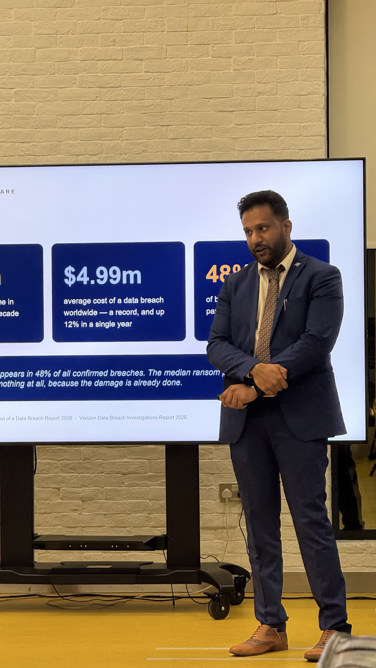 Moment from the Cybersecurity for Everyone event at In5Tech, Dubai
