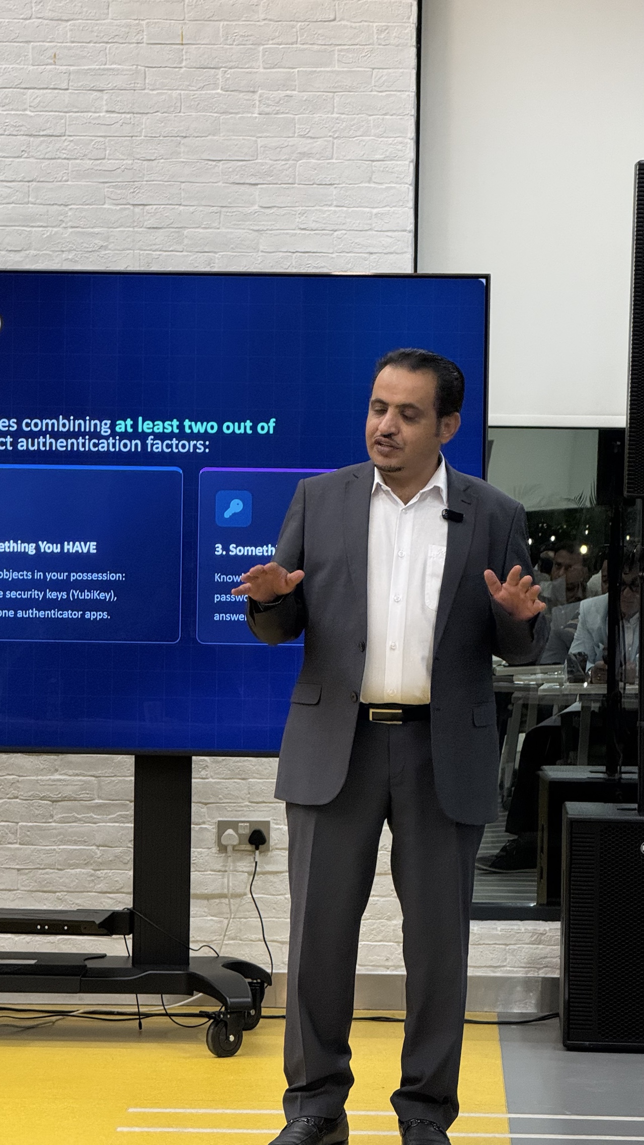 Moment from the Cybersecurity for Everyone event at In5Tech, Dubai